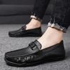 Fashion Luxury Brand Comfortable Men Moccasins Soft Male Driving Shoes Fashion Leather Men Casual Shoes Slip On Italian Formal Loafers