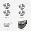 A1R Stainless Steel Camping Set: Portable Snow Cup & Folding Bowl for Outdoor Picnic & Mountaineering