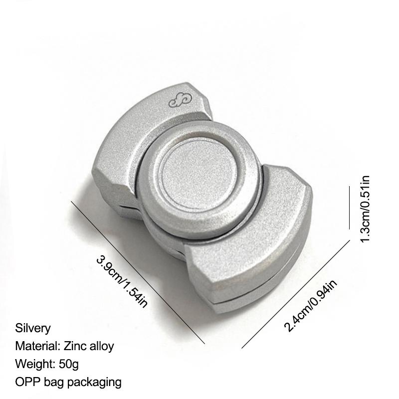 1PC Fun 3-In-1 Game Edc Fidget Toy Personalized Skeleton Ghost Fidget Spinner Alloy Fidget Slider Stress Release Toy Adhd Toys