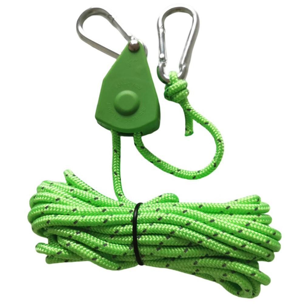 Windproof Rope for Camping Canopy Tent Adjustable Lanyard 4mm Diameter