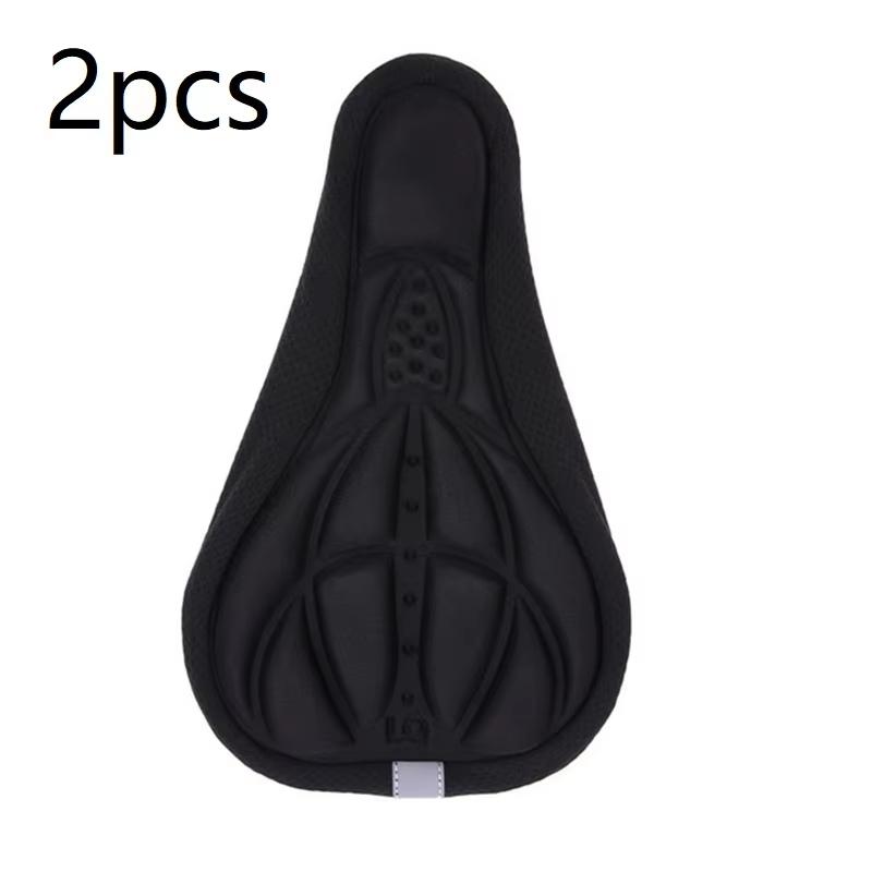 Housse de Selle de Vélo Épaisse Souple 3D Respirante Coussin de Selle Confortable en Mousse pour Vélo de Montagne