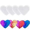 Placemat Cup Mats Heart Shaped Silicone Coaster Mold Tray Mould Pad Clay Tools Resin Casting Mold