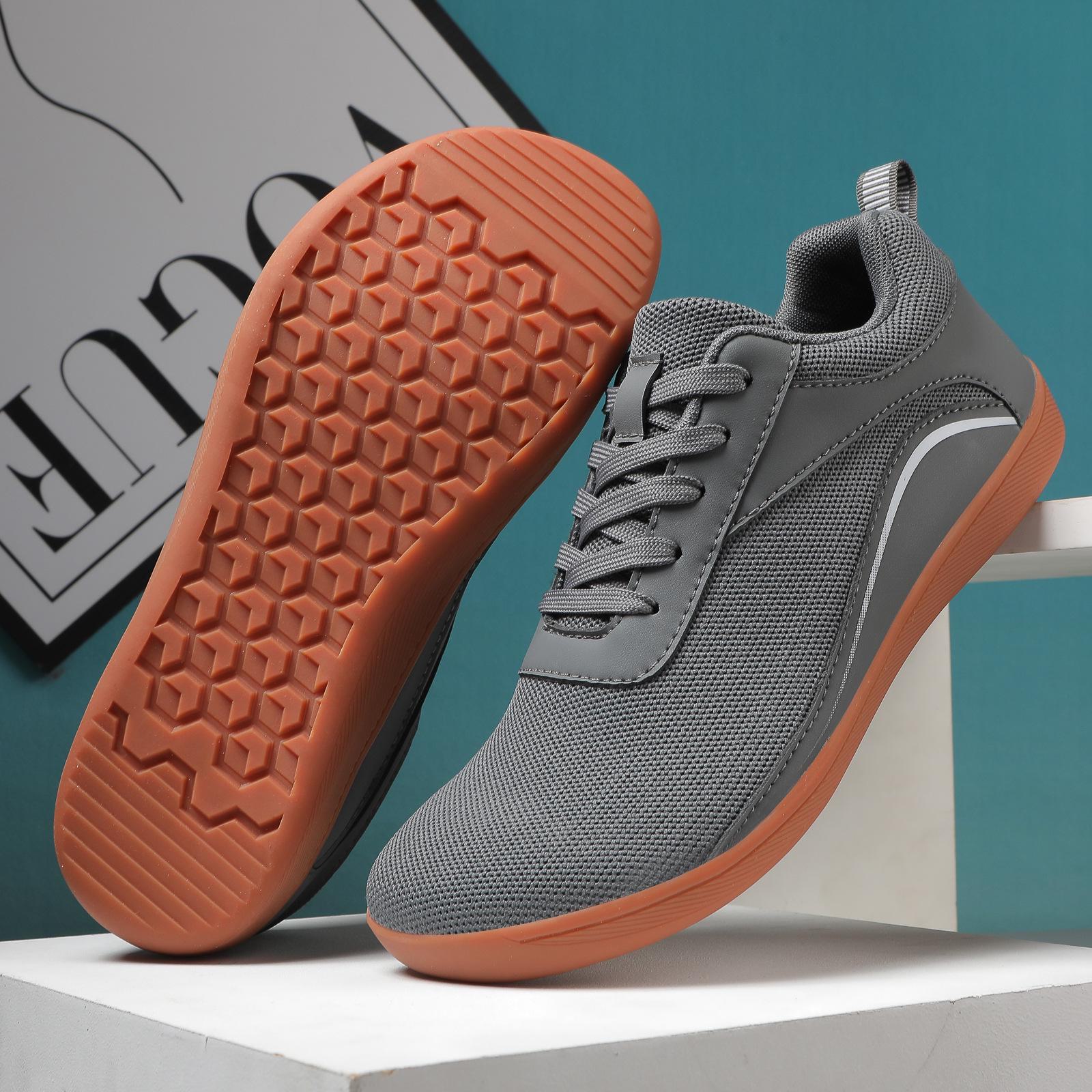 

4E Широкая спортивная обувь для Hallux Valgus: Легкие, нескользящие, с мягкой подошвой, с большой головкой для мужчин и женщин 41 серый