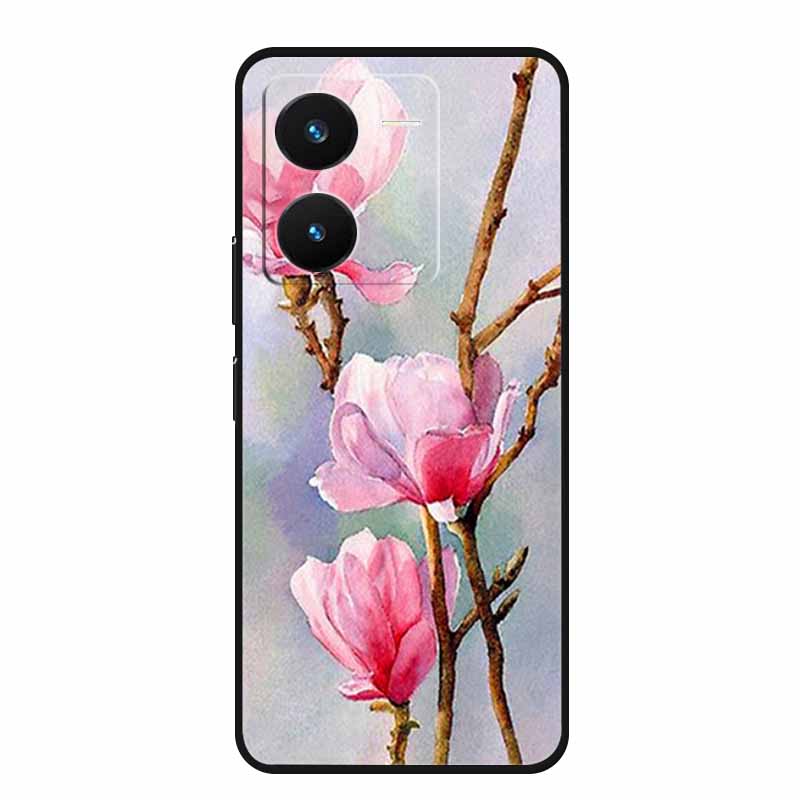 For Vivo IQOO Z8 Case Luxury Soft TPU Silicone Phone Cases for Vivo IQOO Z8X 5G V2314A V2312A Cover Protective Cartoon New Funda