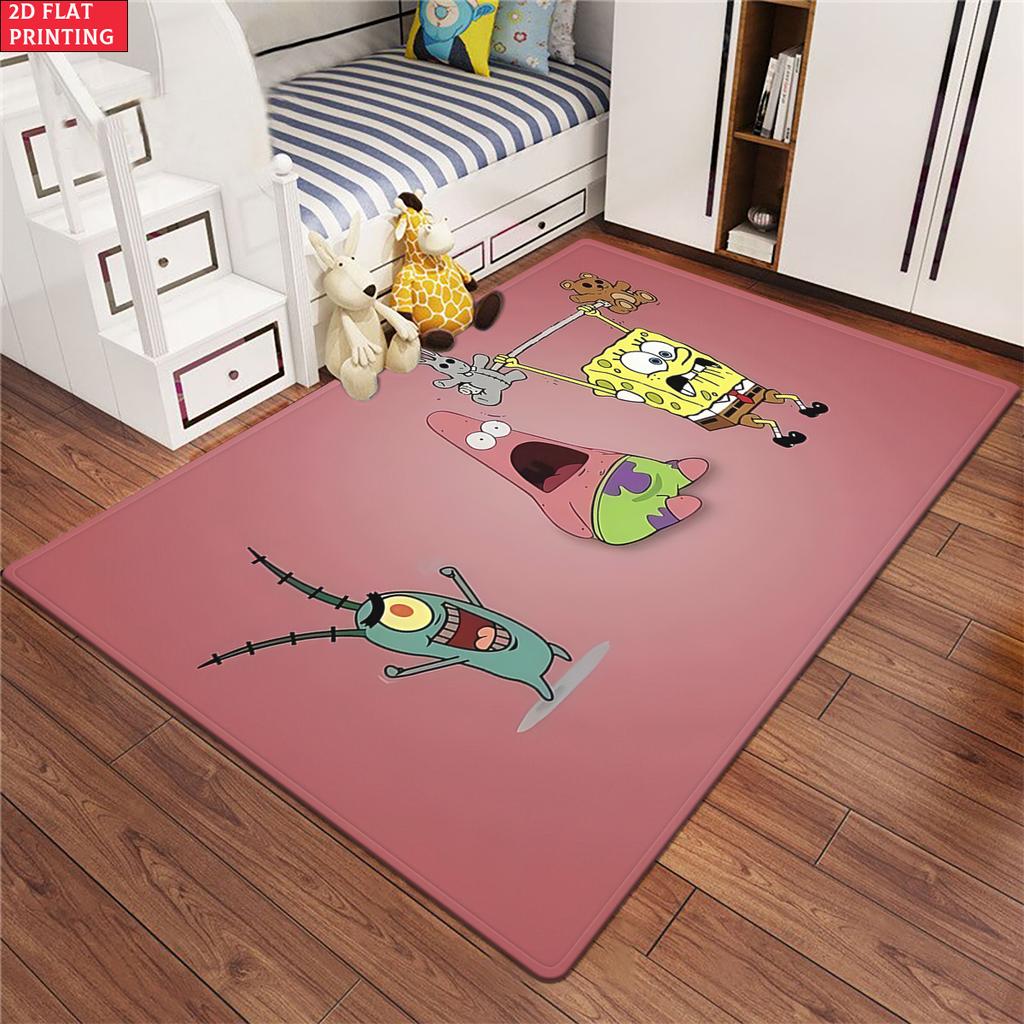 Good partner print Large Room Carpet Non Slip Cartoon Kids Bedroom Living Room Floor Mat Home Decor Children's Play Carpet