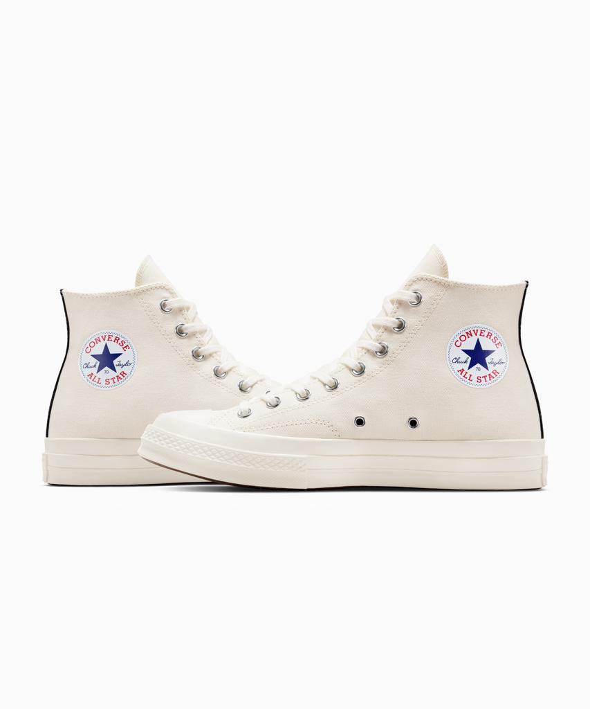 Converse X Play Comme Des Garçons Single Heart Chuck 70 High A08800C