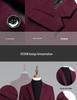 Men's Single-Breasted Wool Blazer - 2025 Autumn/Winter Business Casual Jacket
