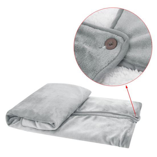Electric Heating Blanket 5V Low Voltage USB Charging Quickly Heated Warm Shawl Winter Cape Pad Button Closure Throw Blanket