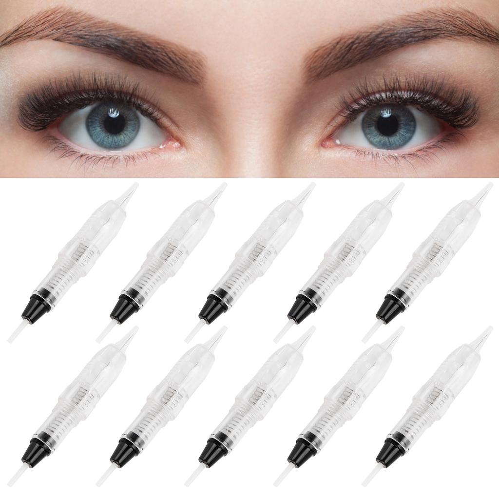 10pcs Cartridge Tattoo Needle Eyebrow Eyeliner Needles for Microblading Tattoo MachineSingle Pin