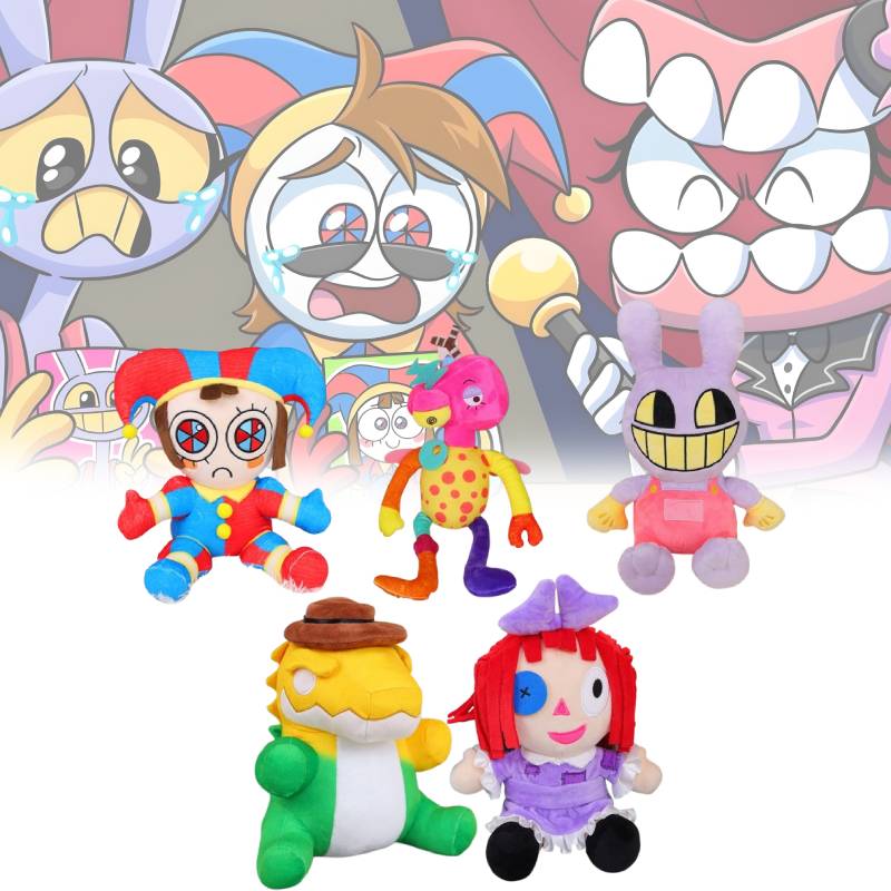The Digital Amazing Circus Plush Toy Cute Cartoon Children Holiday Doll Gift