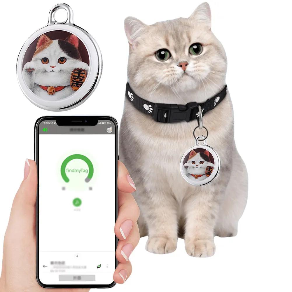 Evcil Hayvan Kaybolmaya Karşı GPS İzleyici Bluetooth Uyumlu Akıllı Giyilebilir Su Geçirmez Konum Belirleyici Gerçek Zamanlı İzleme Köpek Kedi Tasması Bulma Cihazı