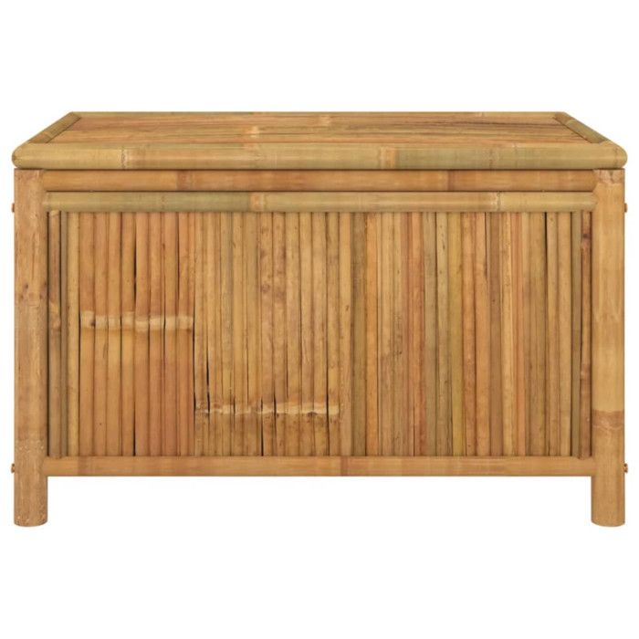 VidaXL Boîte de rangement de jardin 90x52x55 cm Bambou, boîte de rangement extérieure, boîte de couverture, mallette de 319875