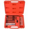 Extracteur de roulements - vidaXL - Kit d'extracteurs de petit insert 16 pièces - Acier - Noir - Durable