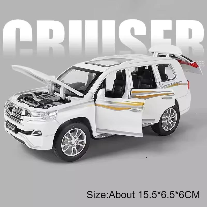 

1:32 LAND CRUISER Prado Позашляховик Іграшкова Модель Автомобіля Сплав Литий під тиском Відкриваються Двері Імітовані Автомобілі Світло Звук Моделі Позашляховиків для Дітей