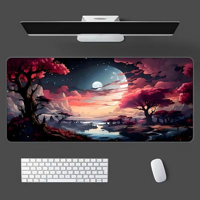 Landscape Large Gaming Mousepad New XXL Computer Keyboard Pads Soft Office Carpet Table Mat for Gamers Nonslip Rubber Mouse Pad