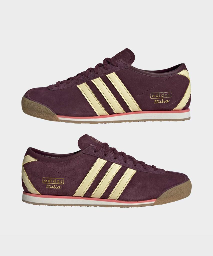 Adidas Italy 70S - Maroon:Yellow / Jq6929