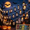 Colorful LED Halloween Ghost String Lights: Cute, Decorative Halloween Lighting