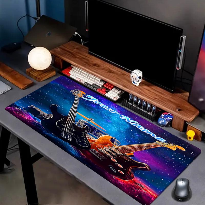 1PC Custom Name Guitar Dreams Cosmic Mouse pad, keyboard and mouse desk pad, for computer notebook Birthday Gift For Any Room Or Office
