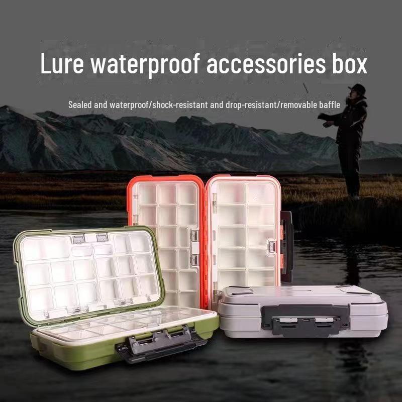 Multi-functional Fishing Tackle Box for Hooks, Lures, Tools, and Jewelry Storage