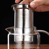 MINGRUN Heat-Resistant Glass Tea Infuser Pot