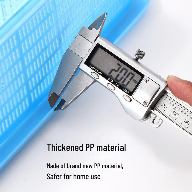 Rechteckiger Kunststoff-Aufbewahrungs- und Abtropfkorb