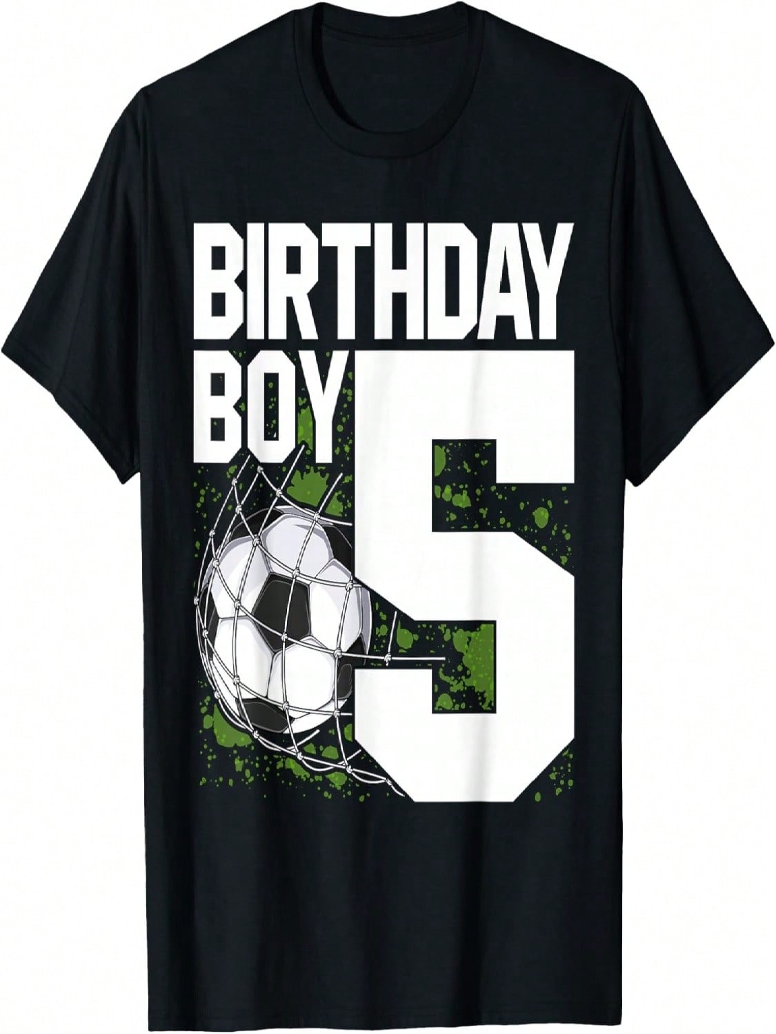 5th Birthday Boy Soccer Fan 5 Years Old T-Shirt S разноцветный