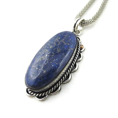 [N0746] - Designer Necklace 'Kilimanjaro' Blue
