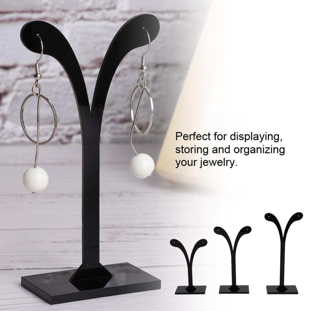3pcs Acrylic Material Acrylic Earring Display Stand Ear Stud Display Stand  Home Display