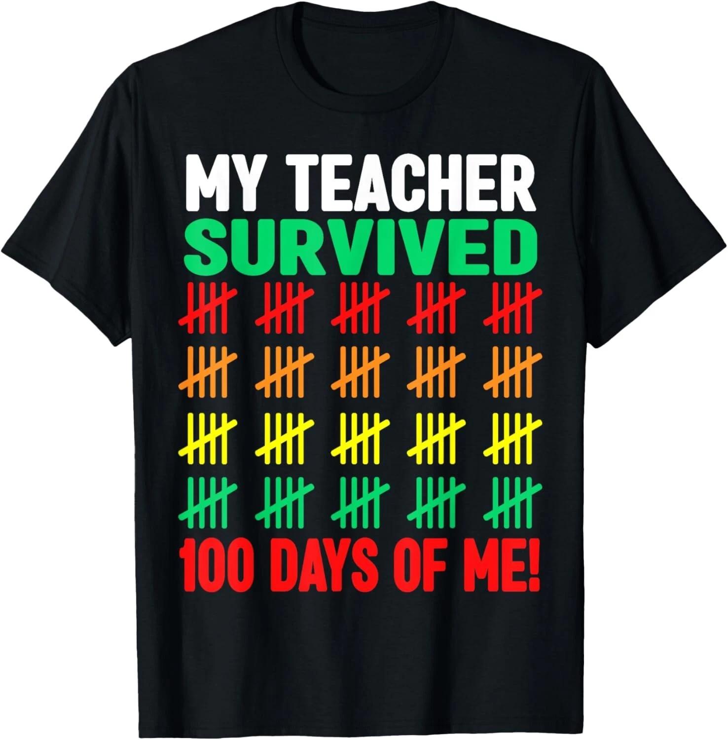 100 Days of School  Shirt Kids 100th Day of School Costume T- Shirt 3XL