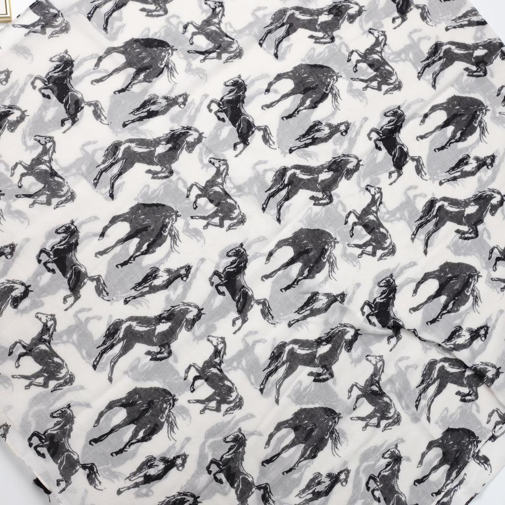 Little Mustang Bali Yarn Printing Long Towel Factory Sales Travel Vacation Sun Protection Warm Women's Shawl