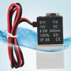 Quick Response Solenoid Valve Water   Oil 2-Position 2-Way Aluminum Alloy Body Valve  12V