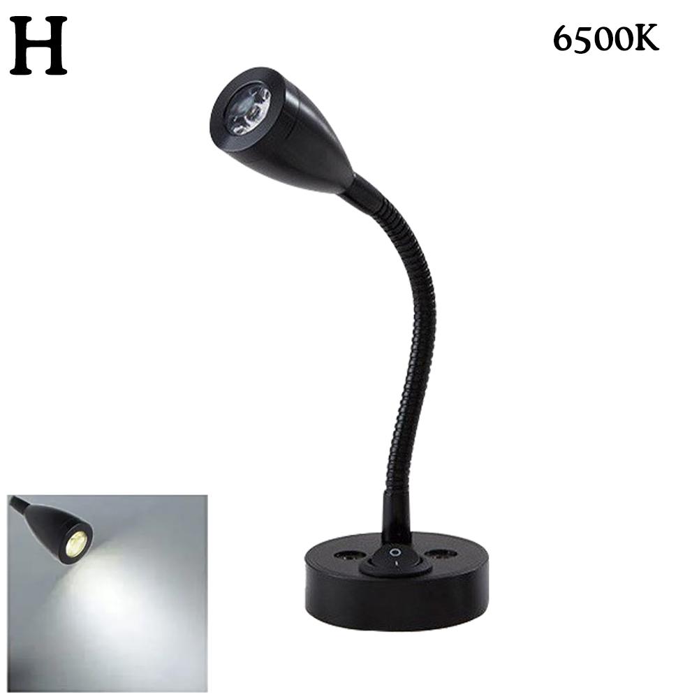 RV Leselicht LED Nachttischlampe Drehbare Universalschlauch-Spotlichter RV Camper Van Bootslampe Innenzubehör