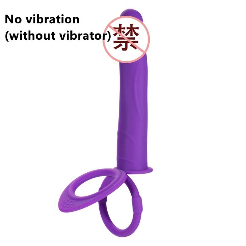 Double Penetration Dildo Vibrator Sex Toys For Couples Anal Beads Butt Plug G Spot Massager For Men Adults 18+
