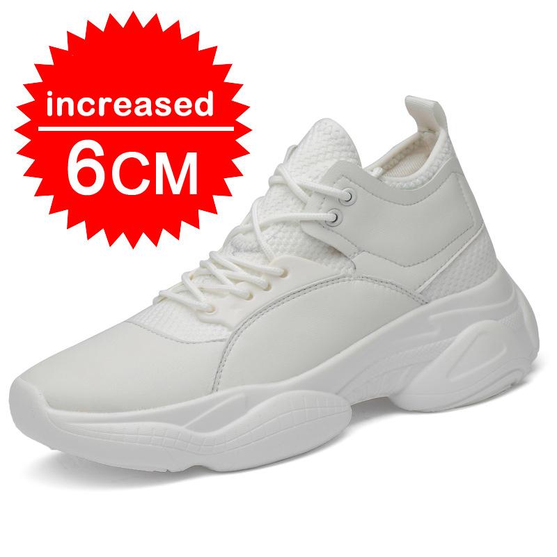 Módní 2024 Jaro Nové Zvedací Pánské Boty 6/8/10cm Vysoké Zvedací Boty Teenager Sportovní Trendy Boty Pánské Tenisky Ležérní Boty