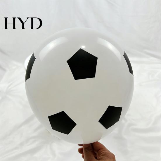 Indoor Football Balloon Decor 36 Inch Balloons, Explosion-Proof Latex Soccer Print Party Explosion-proof Sports Theme for Game Day, Fan Supplies Thick