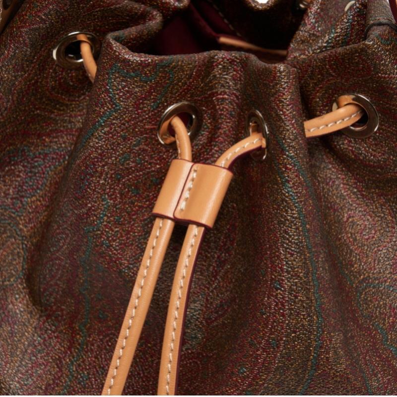 Bolso de Hombro Tipo Cubo Jacquard Paisley Etro R0369