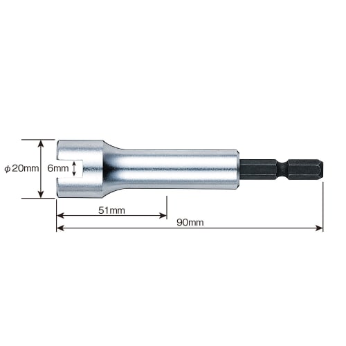VESSEL Wing Screw Socket Thumb Screw (M4/M5/M6) Socket (Opposite Side 13mm) Dual-purpose A20CH13