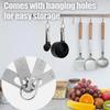 8-Piece Measuring Cup and Spoon Set Stainless Steel Handles Kitchen Baking Tools & Accessories Weighing Gadgets