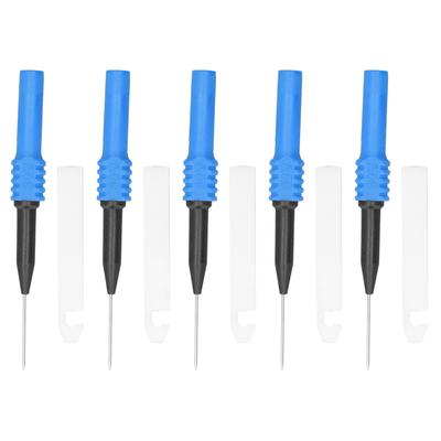 5 szt. Sonda testowa Igła przekłuwająca 0,7 mm z osłoną Zestaw akcesoriów testowych do multimetru Niebieski