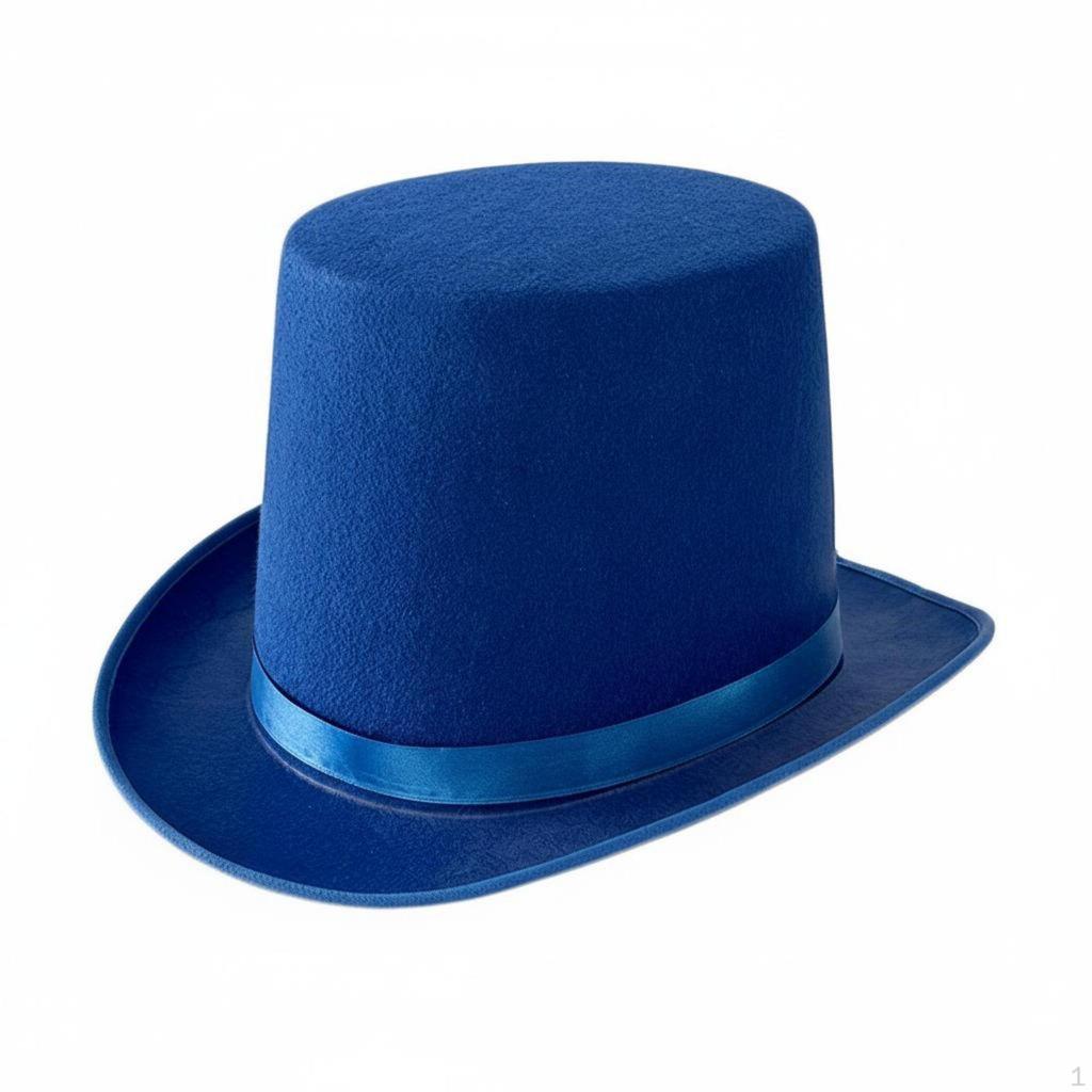 Black Top Hat Stage Performance Magician Sorcery Show Prop for Cosplayers, Entertainers,