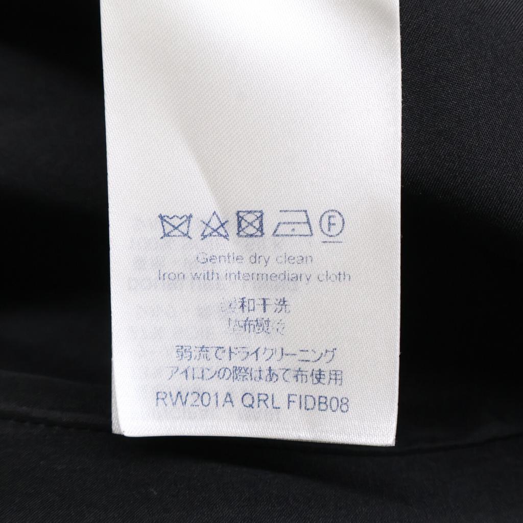 Louis Vuitton Domestically Published RW201A QRL Wool Silk Patch Skater Dress Dress 40 blackUsed