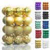 Electroplated Christmas Ball Ornaments Shatterproof Christmas Ball  for Tree Decoration