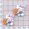 Cartoon Cat DIY Resin Accessories: Tie, Cream Glue, Phone Chain, Pendant, Buckle, Hair Clip, Ornaments.