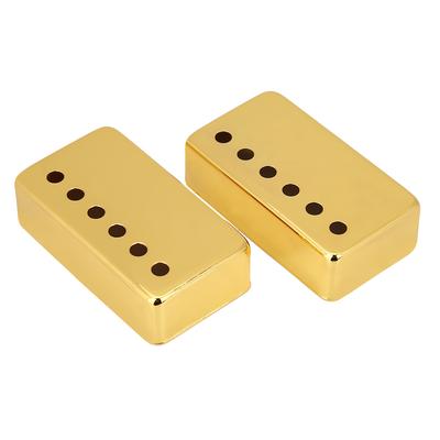 2pcsset Guitar Pickup Case Brass Humbucker Cover for Neck & Bridge of Electric Guitars Golden