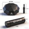 Car Stainless Steel Insulated Cup Auto Folding Umbrella For Lexus F SPORT RX330 IS250 Ct200h ES300h RX350 IS300h NX300h GS RC HS FP2