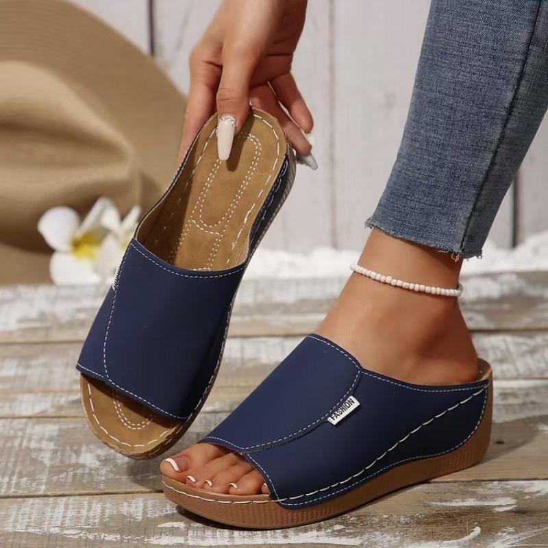 Fashion 2025 Fashion Slippers Women Non-Slip Summer Shoes for Women Wedges Sandals Party Casual Slippers Female Footwear Slides Women