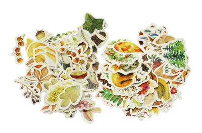 Navire Cute Large Capacity Flake 216 Autumn Seasonal Stickers Stickers, Sheets,