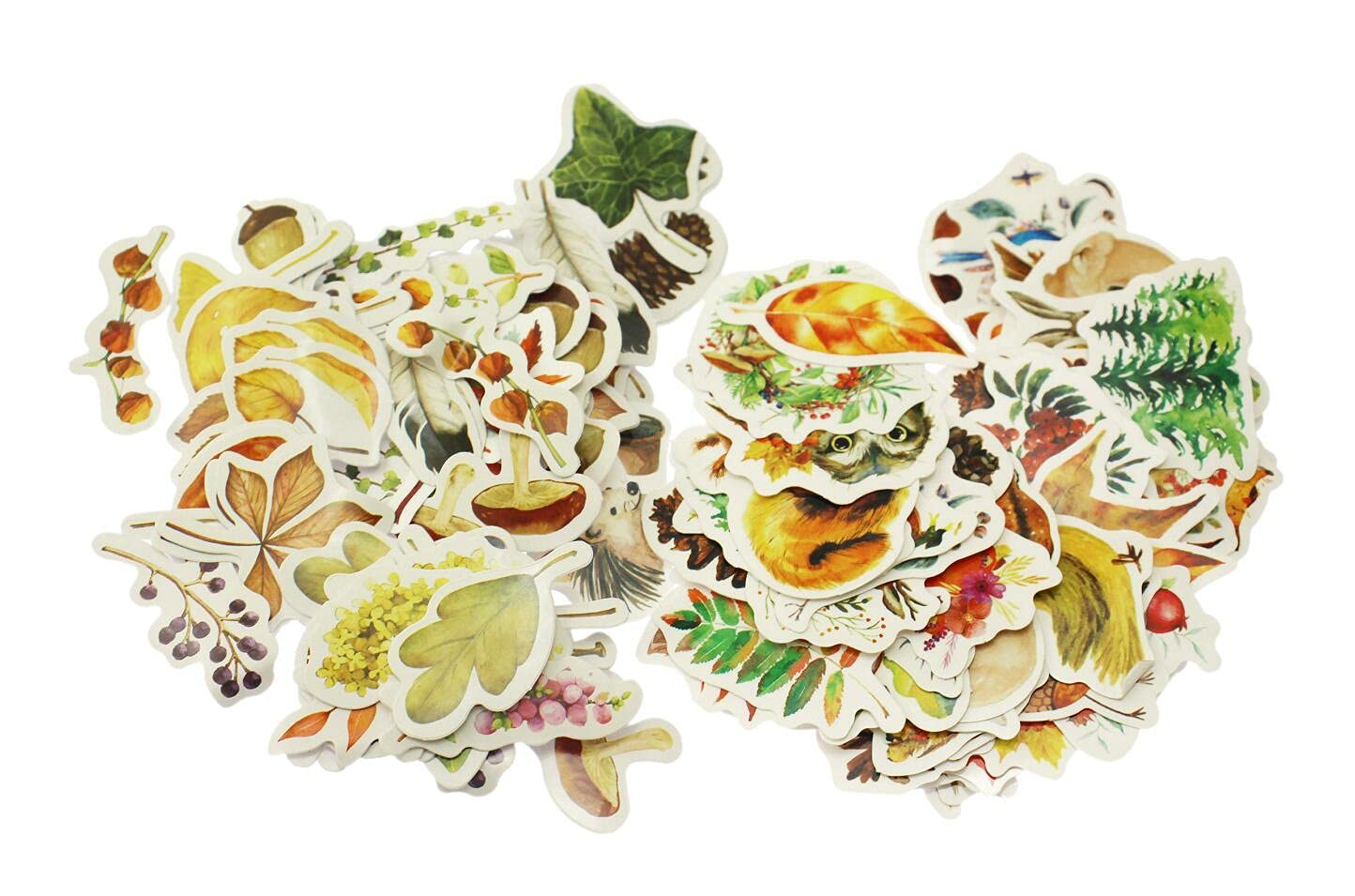 

Корабль Милые Наклейки Сезонные Осенние Хлопья 216 шт., Листы,