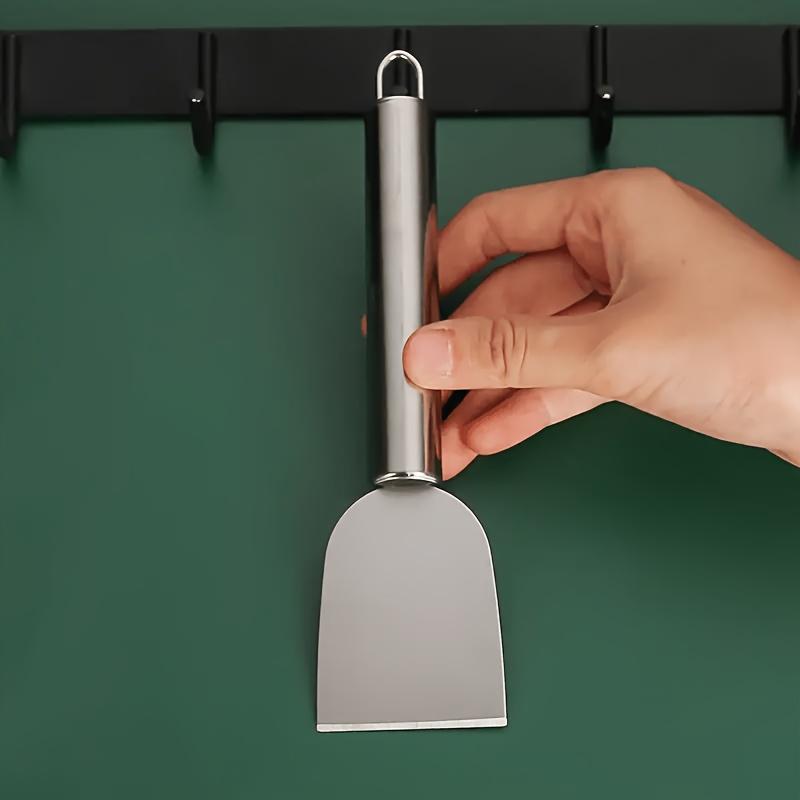 Stainless Steel | Heavy-Duty Scraper - Multi-Purpose Kitchen Cleaning Tool for Cooktops, Pans, Carpet, Bathroom, Living Room