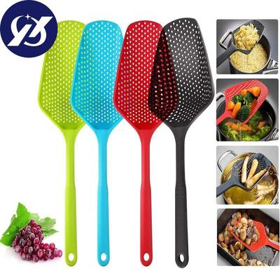 Plastik Drenaj Küreği PP Plastik Buz Küreği Süzgeç Filtre Küreği Drenaj Kaşığı Mutfak Aletleri